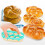 2PCS Plastic Dough Press Mold Set for Bread Rolls - 9x16cm & 10.3cm 6
