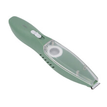 Cortapelos para perros pequeños, batería de 600 mAh, 4x4x21 cm, verde