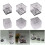 Three Tier Acrylic Gemstone Storage Box with Clear Tiered Display for Retail and Educational Use 2