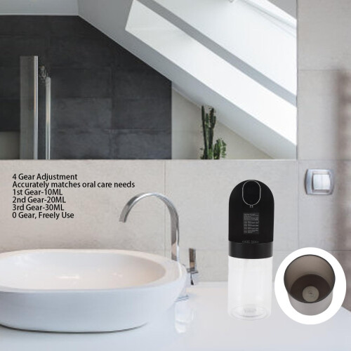 Automatic Mouthwash Dispenser with LED Display, Touchless Smart 600ml Wall Mounted Bathroom Use 1