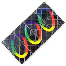 Magic Folding Puzzle 8 Panels Twisty Cubo Magico with ThreeRing Structure Professional Classic Toy