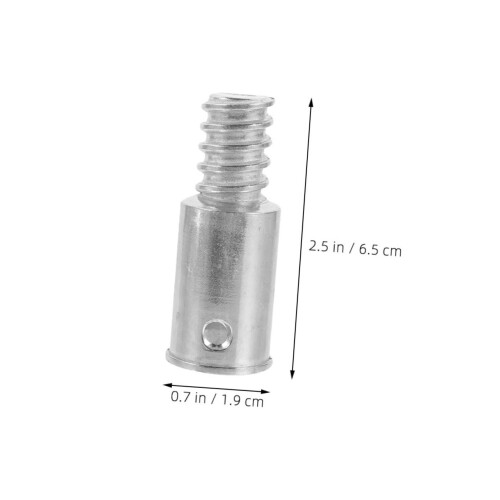 3pcs Aluminum Alloy Threaded Connector for Broom Handle Replacement and Extendable Mop Pole Adapter 1