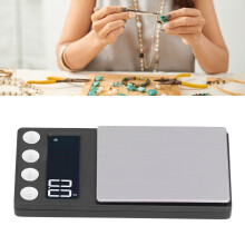 Digitale Mini-Waage 500g/0,1g Taschen Schmuckwaage Schwarz