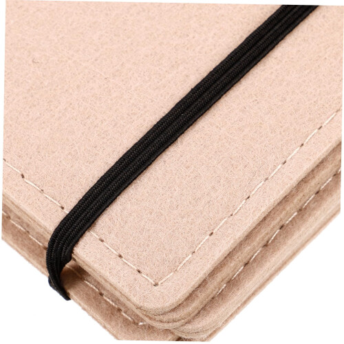 Khaki Felt Shoe Charms Organizer Book with MultiPage Storage and ScratchResistant Lining 2
