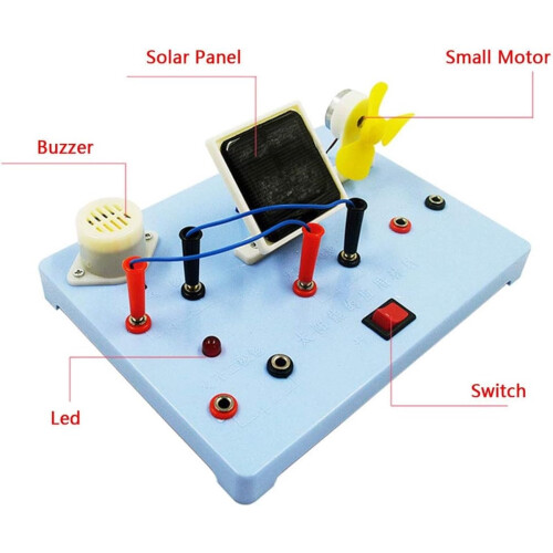 Solar Cell Kit with RealTime Voltage Display for Solar Energy Science Experiments and Classroom Learning 1