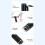 Microscope numérique portable WiFi 50X-1000X caméra d'inspection HD à main 4