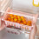 Eco-Friendly Storage Containers Foldable Plastic Storage Baskets Breathable Holes Retractable Stackable Storage Solutions Refrigerator Space Saving 4