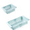 Eco-Friendly Storage Containers Foldable Plastic Storage Baskets Breathable Holes Retractable Stackable Storage Solutions Refrigerator Space Saving 1