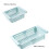 Eco-Friendly Storage Containers Foldable Plastic Storage Baskets Breathable Holes Retractable Stackable Storage Solutions Refrigerator Space Saving 2