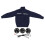 Triple Fan Cooling Jacket for Outdoor Work 3 Sizes, Polyester 3