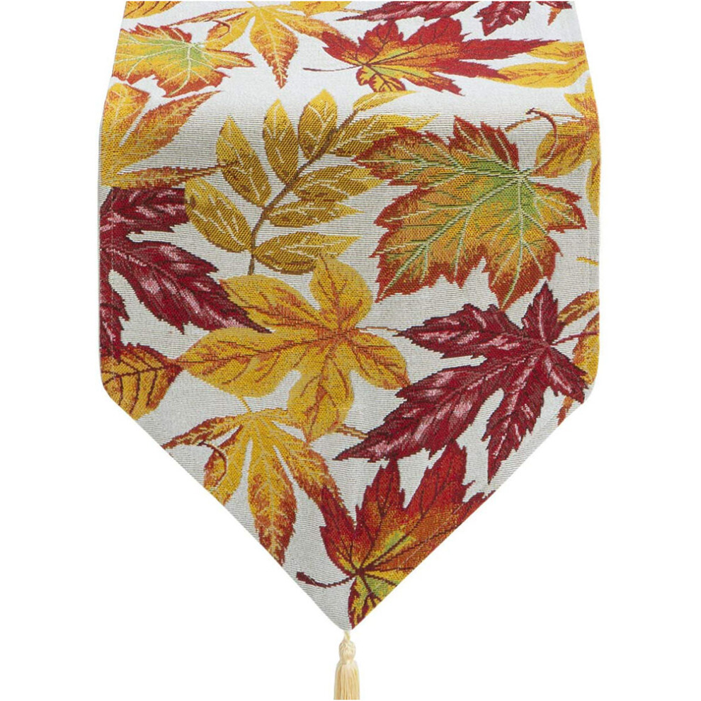 Maple Leaf Table Runner33x180cm Polyester