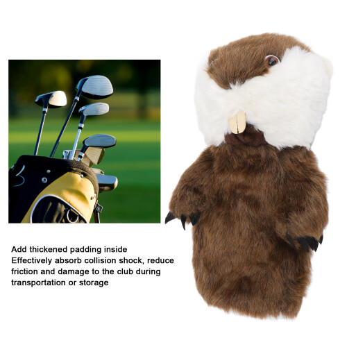 Plush Animal Head Cover Soft Washable Thick Padding Shockproof 2