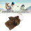 Plush Animal Head Cover Soft Washable Thick Padding Shockproof 5