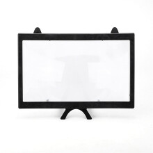 Curved HD Mobile Phone Screen Magnifier 3D Amplifier with 3–4x Clear Magnification and Adjustable Stand
