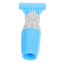 Mop Handle Replacement with 360 Rotation, Adjustable Blue Rotating Handle for Flat and Round Mops