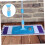 Mop Handle Replacement with 360 Rotation, Adjustable Blue Rotating Handle for Flat and Round Mops 3