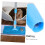 Mop Handle Replacement with 360 Rotation, Adjustable Blue Rotating Handle for Flat and Round Mops 2