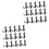 Grid Wall Hooks and Picture Rail Hooks Set, Heavy Duty, Durable Plastic, 48pcs for Secure Hanging 1