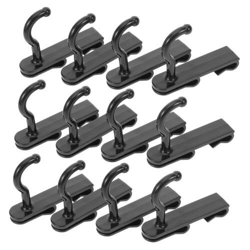 Grid Wall Hooks and Picture Rail Hooks Set, Heavy Duty, Durable Plastic, 48pcs for Secure Hanging 1