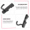 Grid Wall Hooks and Picture Rail Hooks Set, Heavy Duty, Durable Plastic, 48pcs for Secure Hanging 3