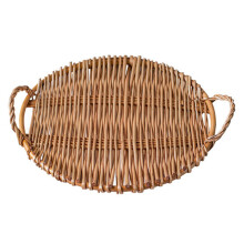 Panier en rotin sauvage tressé à la main, rustique et naturel, grand panier de rangement multifonctionnel pour la salle à manger, solution de