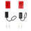 2 Set Red 1/0AWG 600V 175A Battery Quick Connect Plug Kit 2