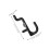 40pcs Black Plastic Pegboard Hooks for Garage and Workshop Tool Storage, Easy Install 2