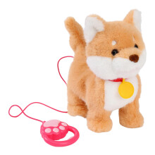 Interactive Robot Dog with Touch Sensitive Play, Voice Mimic, Leash Remote, Battery Powered Puppy