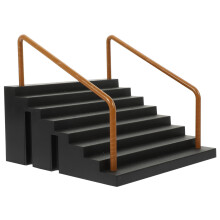 Fingerboard Ramp Kit with Durable Build for Mini Skateboard Park Tricks and Easy Desk Setup