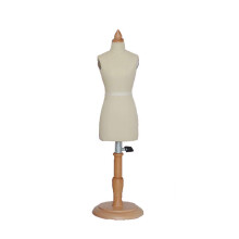 Female Adjustable Dressmaker Mannequin with Wood Base PinFriendly Torso for Sewing Display 1/3