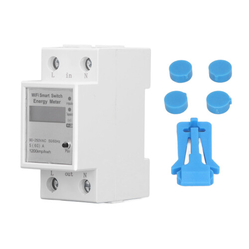 Smart WiFi Energy Meter Switch 90-250V 50A DIN Rail Solution 2