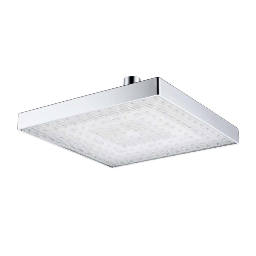 8 Inch Led Rainfall Shower Head With Automatic Rgb Color Change And Pressure Spray 9455672238755