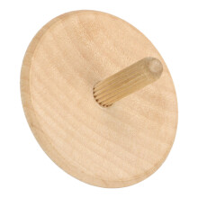 Wooden Top Craft Toy, Rotating Gyroscope, Pine Wood, DIY Kids Gift