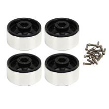 Roți durabile de 1,9 inch cu beadlock pentru vehicule off-road RC, alternativă la roți din oțel ștanțate cu sistem de butuc reutilizabil, jante