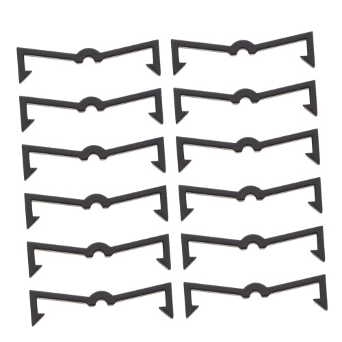200pcs Plastic Pegboard Hooks with Locks for Secure Tool Storage and Garage Organization