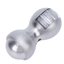 Aluminum Alloy Desk Fidget Spinner Silver DualEnded Compact Design Stress Relief Toy