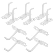 10pcs Heavy Duty Pegboard Hooks for Garage and Retail Display, Wall Mounted Storage