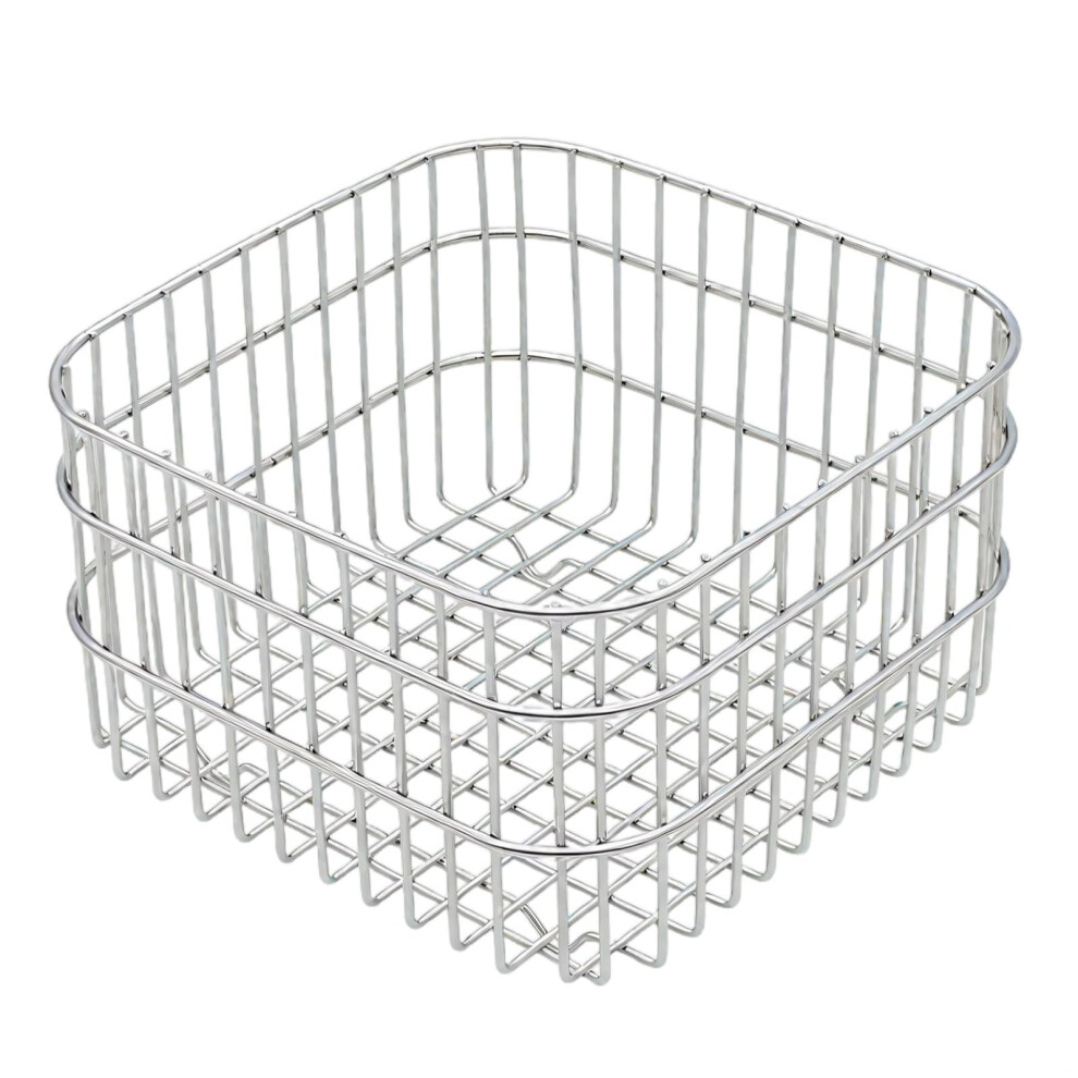 304 Stainless Steel Sink Basket Square Strainer For Kitchen Quick Drainage Vegetable Fruit Wash 9092120742534