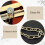 Solid Brass Door Chain Lock and Slide Bolt Lock  AntiTheft Security Latch for Doors and Windows 5