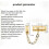 Solid Brass Door Chain Lock and Slide Bolt Lock  AntiTheft Security Latch for Doors and Windows 3