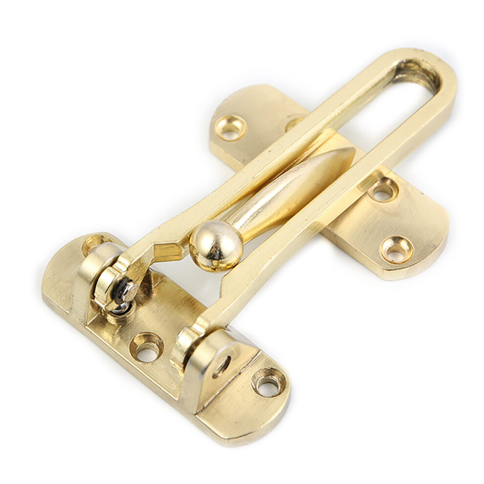 Gold Zinc Alloy Swing Bar Door Lock With Chain For Enhanced Security In Home Hotel Office 9073542318835