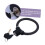 Bike Lock with Alloy AntiTheft Core and Scratch PVC Coating for Cycling and Scooter Security 4