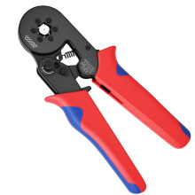 HSC8 66A Ferrule Crimping Tool 0.256mm² Ratchet Wire Crimper with Ergonomic NonSlip Grip