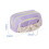 Large Capacity Pencil Case with Drawstring, MultiPocket Waterproof Stationery Pouch for Students (Black Purple) 5