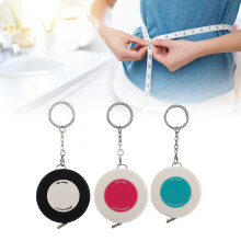3 Stück A retractable measuring tape 1,5 m doppelseitig kompakt für Nähen