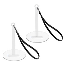 2pcs Yarn Holder for Knitting and Crocheting with Wrist Strap, Tangle Travel Organizer
