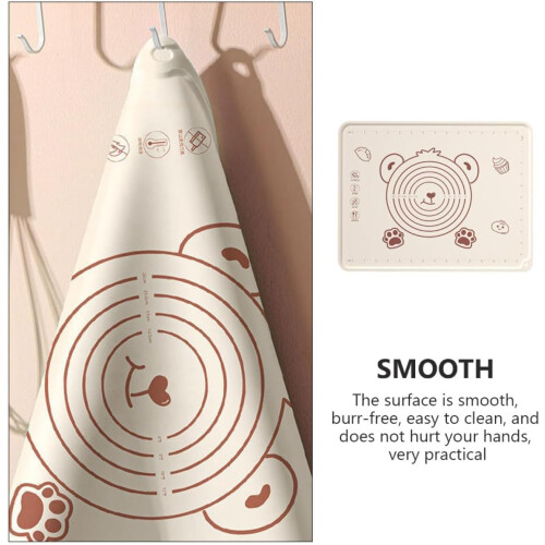 Silicone Baking Mat Nonstick Pastry Rolling Mat with Measurements for Dough Kneading and Baking 2