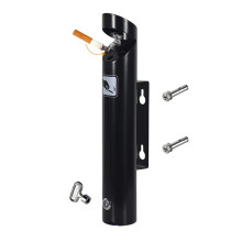 Outdoor Wall Mounted Ashtray, Durable Stainless Steel Cigarette Receptacle for Patio, Hotel, Restaurant