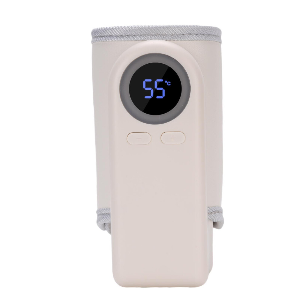 Portable Wireless Baby Bottle Warmer with 10000mAh Battery for Fast Formula Milk Heating Travel Use