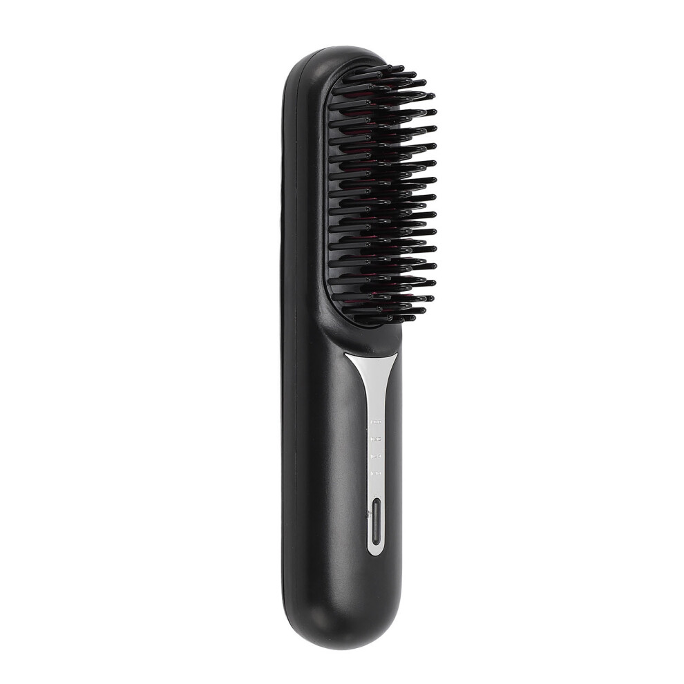 Unisex Cordless Hair Straightening Comb 1500Mah Rechargeable Negative Ions Quick Heating